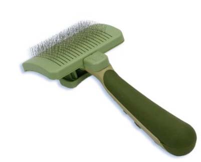 cat hair slicker brush